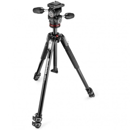 Manfrotto Kit Tripod 190X 3 sections with Ball joint 804 MkII 3 way