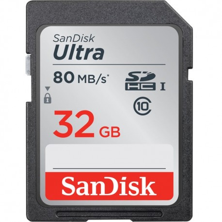 SanDisk 32 Gb SDHC clase 10 Ultra