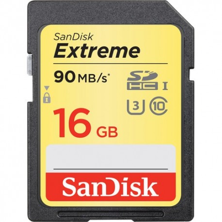 SanDisk Extreme | 16 GB SDHC C10 90 Mb/s