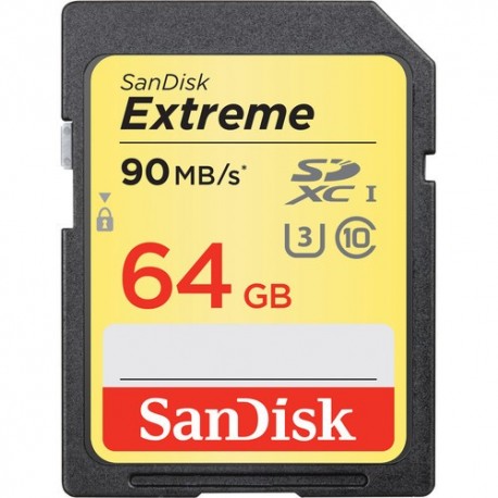 SanDisk 64 Gb SDXC Extreme Clase 10