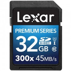 Lexar SD 32GB 300X 45MB PREMIUM