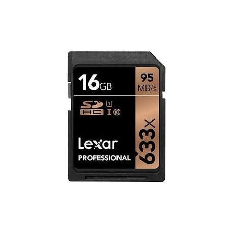 Lexar SD 16GB 633X 95MB PROFESIONAL