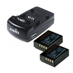 Jupio Kit Fujifilm 2 Baterias NP-W126 + Cargador USB
