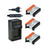 Jupio Kit GoPro AHDBT-401 Hero 4 + Cargador Dual USB