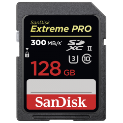 Sandisk 128 Gb SDXC Extreme Pro C10 300 Mb/S