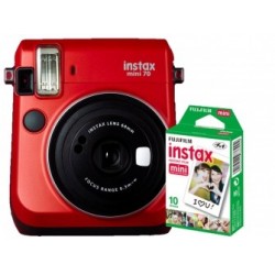 Fuji Kit INSTAX MINI 70 Red + Film