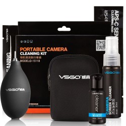 VSGO Kit de viaje para limpieza de lentes rojos