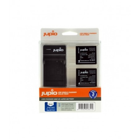 Jupio Kit Batería DMW-BLG10E + Cargador Dual USB