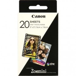 20 hojas papel fotográfico Canon ZINK | Papel Fotografico Canon Zoemini