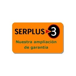 Ampliación de garantía Serplus3 Naranja