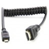Cable Rizado Micro HDMI a Full