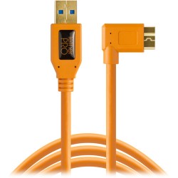 TetherPro USB 3.0 a Micro en L | Cable USB a micro USB en L TetherTools