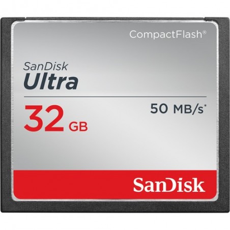 SanDisk 32 GB Ultra Compact Flash (50 MB/S)