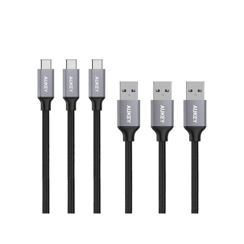 Kit Cables USB a USB C Aukey