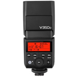 Flash compacto Godox V350 para Canon
