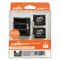 Kit cargador y baterias AHDBT501 Jupio