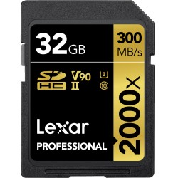Tarjeta Lexar SD 300mbs 64GB | Tarjeta Lexar SD 300mbs 256GB