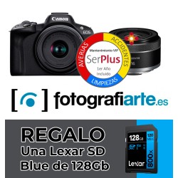 Canon EOS R50 + 18-45mm f4.5-6.3 + 16mm f2.8