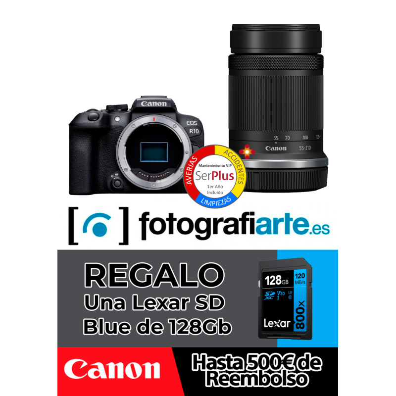 Canon R10 + RFS 55-210mm
