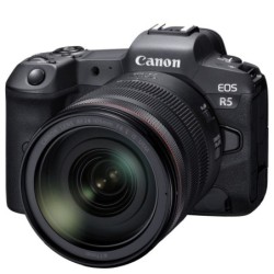 Canon Eos R5 + EF-R Adapter with Ring Control